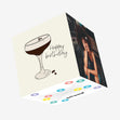 Happy Birthday Coffee Cocktail Confetti-exploding Greetings Card