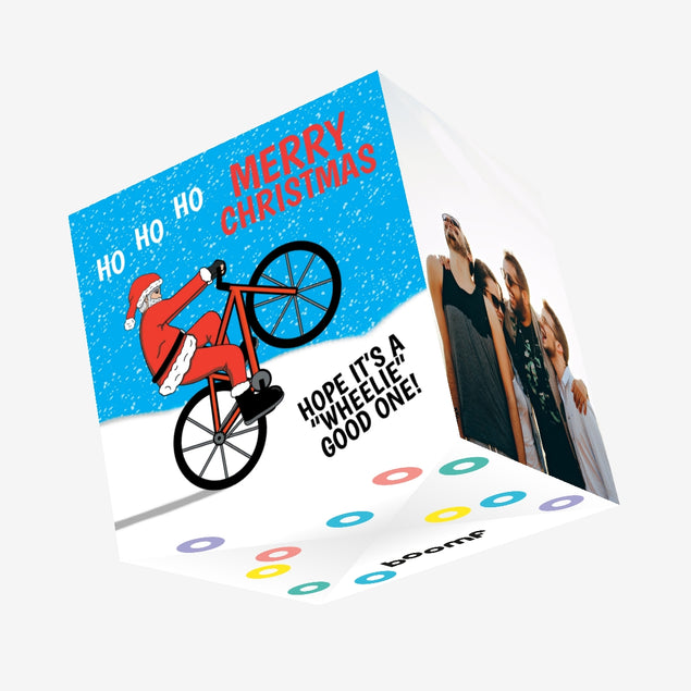 Wheelie Good Christmas Confetti-exploding Greetings Card