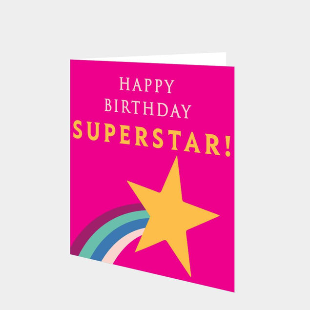 Happy Birthday Superstar Card