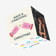 Cute Christmas Cracker Confetti-exploding Greetings Card