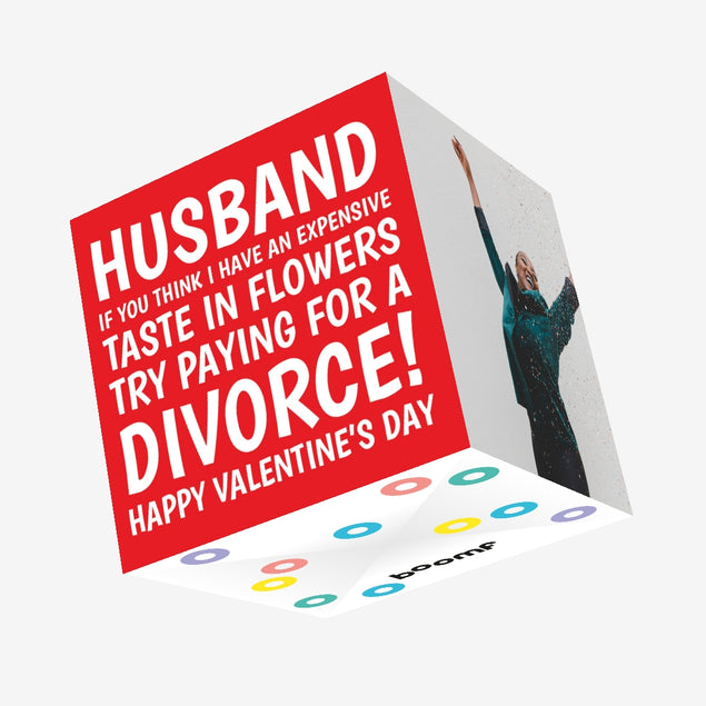 Expensive Taste In Flowers Confetti-exploding Greetings Card