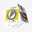 August Best Wishes Gourmet Confetti-exploding Greetings Card