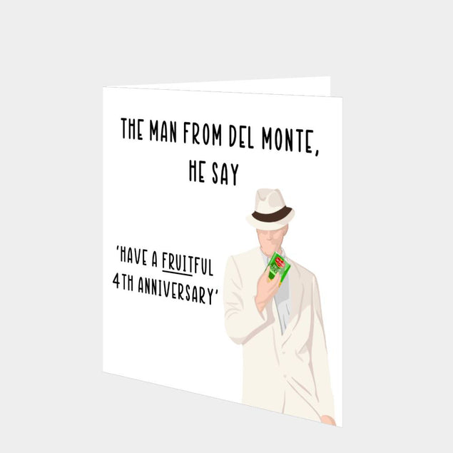 Have A Fruitful 4th Anniversary Card