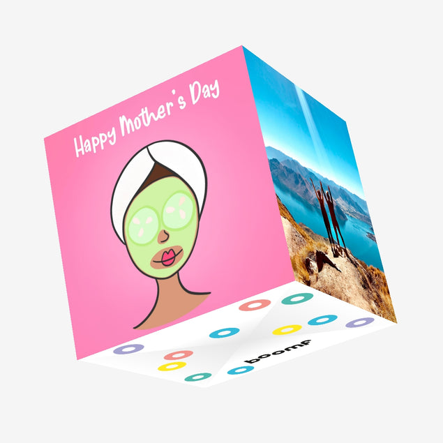 Happy Mother's Day Mask Confetti-exploding Greetings Card