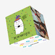 Scary Boo Halloween Confetti-exploding Greetings Card