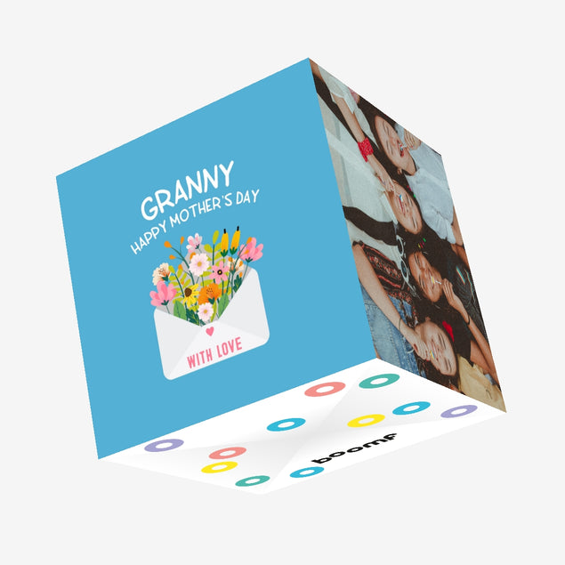 Granny Mothers Day Confetti-exploding Greetings Card