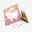 Happy Birthday Flowers 98 Confetti-exploding Greetings Card