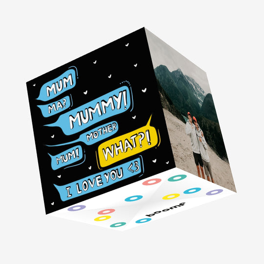 Happy Mother's Day Mum Mother Ma Confetti-exploding Greetings Card