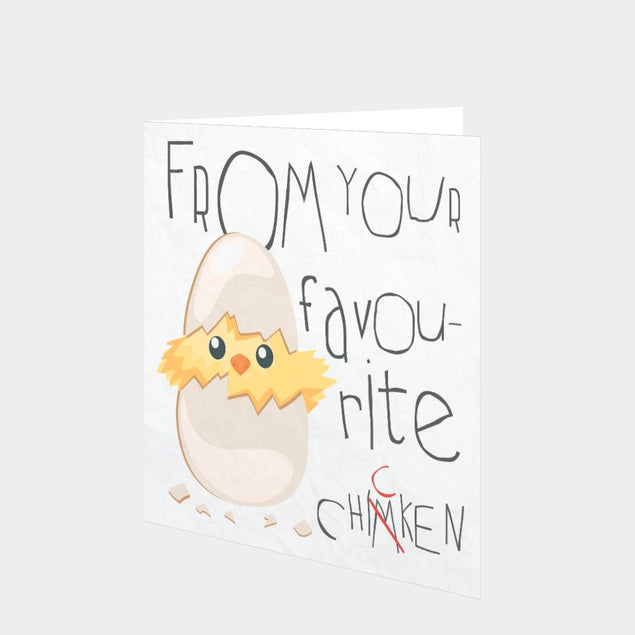 From Favourite Chimken Card
