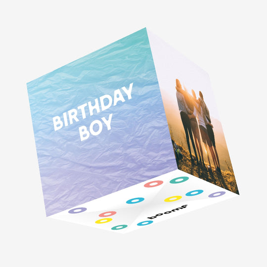 Birthday Boy Confetti-exploding Greetings Card