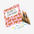 Clever Sausage Dachshund Confetti-exploding Greetings Card