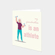 Grandmother Athlete Card