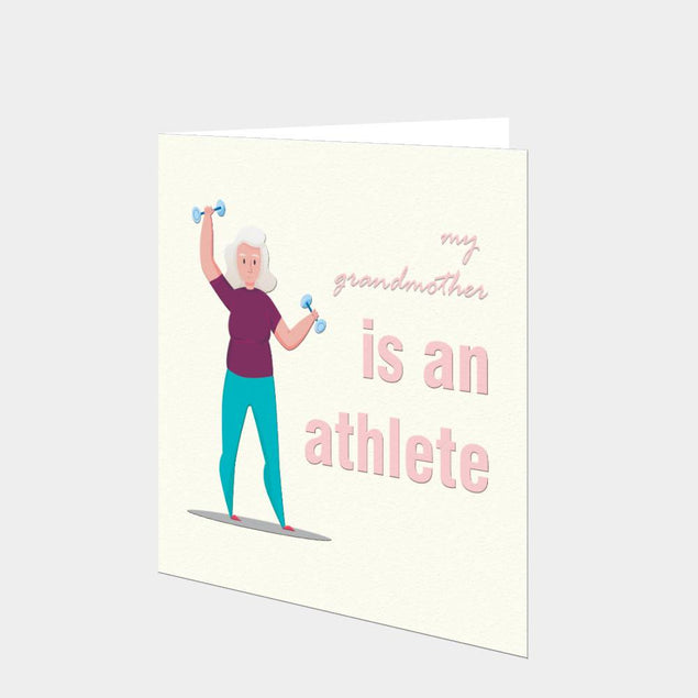 Grandmother Athlete Card