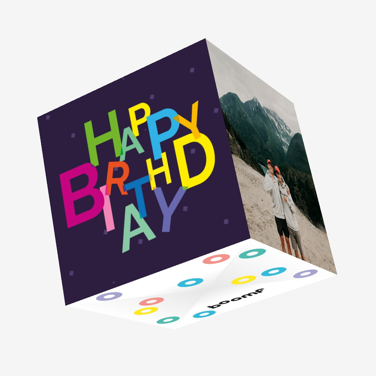 Exploding Confetti Letters Colorful Letters Happy Birthday Confetti-exploding Greetings Card – Boomf