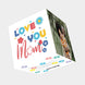 LOVE YOU MUM Bomb 3D Cube Card