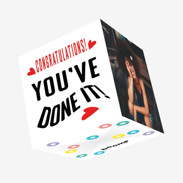 Congratulations You've Done It Confetti-exploding Greetings Card – Boomf