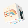 Happy Pride Month Rainbow Confetti-exploding Greetings Card