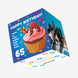 Happy 65th Birthday Cupcake Confetti-exploding Greetings Card