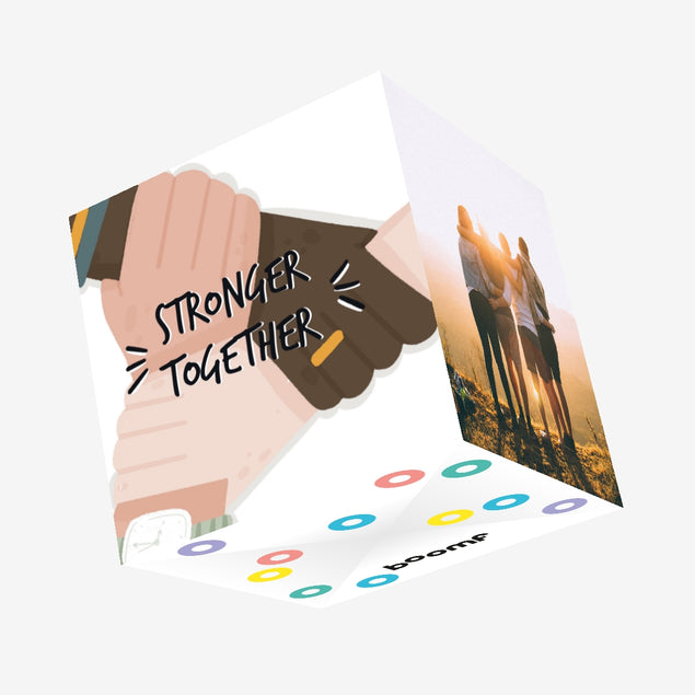 Stronger Together International Women's Day Confetti-exploding Greetings Card