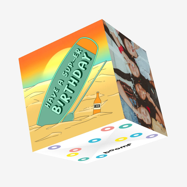 Have A Sup-er Birthday Confetti-exploding Greetings Card