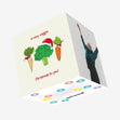 Veggie Christmas Confetti-exploding Greetings Card