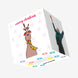 Merry Christmas Funny Deer Confetti-exploding Greetings Card