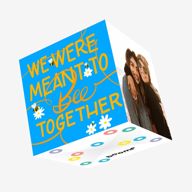 We Were Meant To Bee Together Love Confetti-exploding Greetings Card