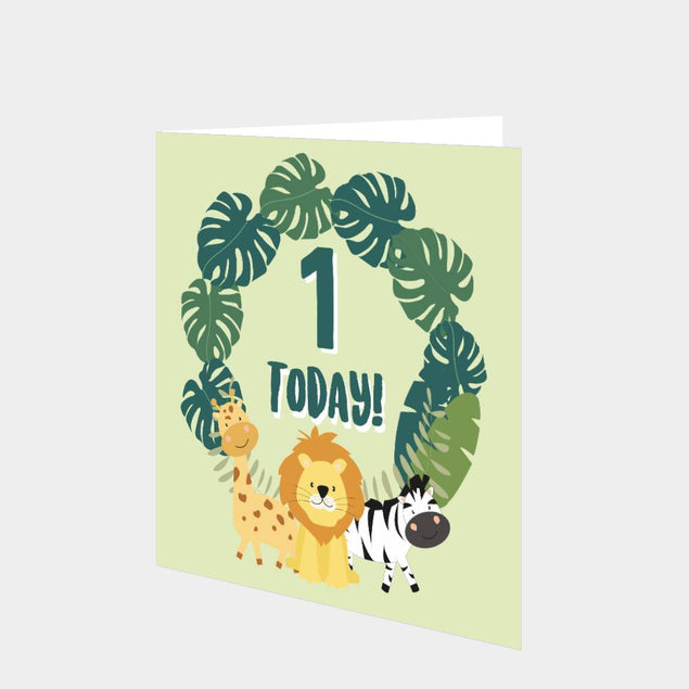 1 Today African Animals Card