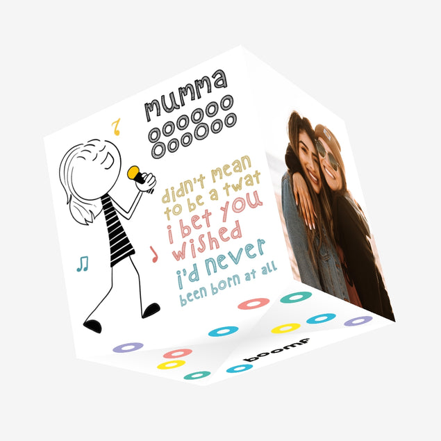 Happy Mother's Day Song For Mumma Confetti-exploding Greetings Card