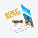 Rude Bird Birthday Dickcissel Confetti-exploding Greetings Card