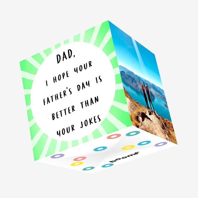 Better Than Your Jokes Confetti-exploding Greetings Card