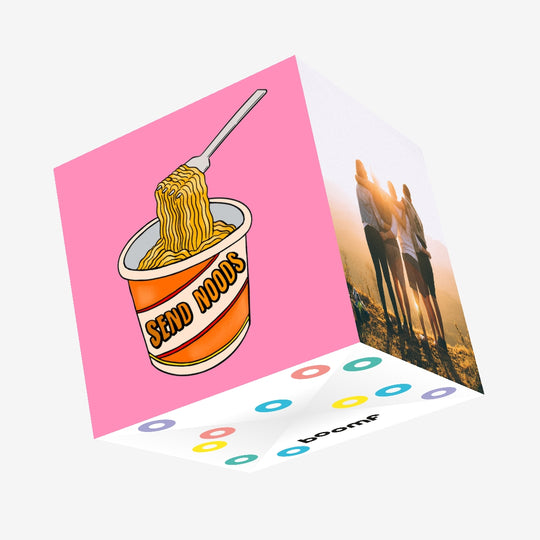 Send Noodz Confetti-exploding Greetings Card