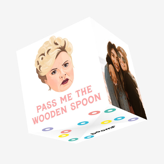 Derry Girls Wooden Spoon Mother's Day Confetti-exploding Greetings Card