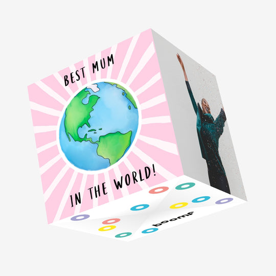 Best Mum Confetti-exploding Greetings Card
