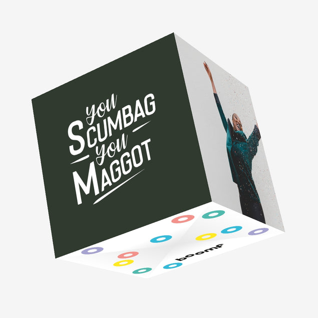 Scumbag Merry Christmas Confetti-exploding Greetings Card