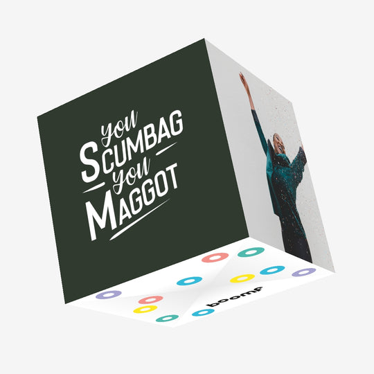 Scumbag Merry Christmas Confetti-exploding Greetings Card