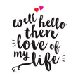 Well Hello There Love Of My Life Card