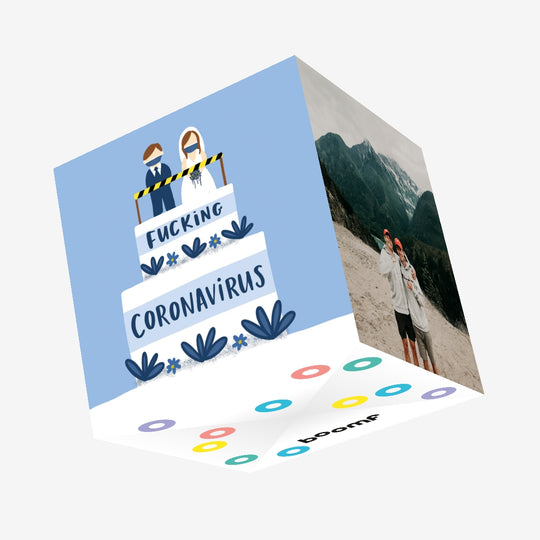 Postponed Confetti-exploding Greetings Card