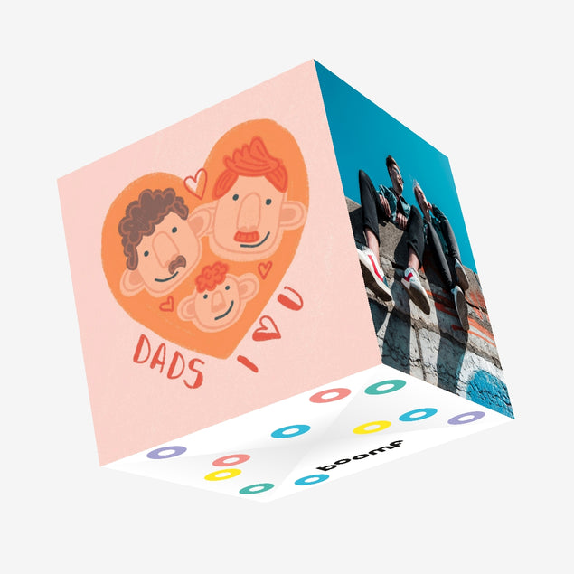 Dads I Love You Confetti-exploding Greetings Card