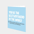 Best Boyfriend In The World Card