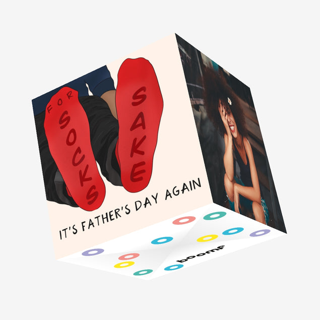 Father?s Day For Socks Sake Confetti-exploding Greetings Card