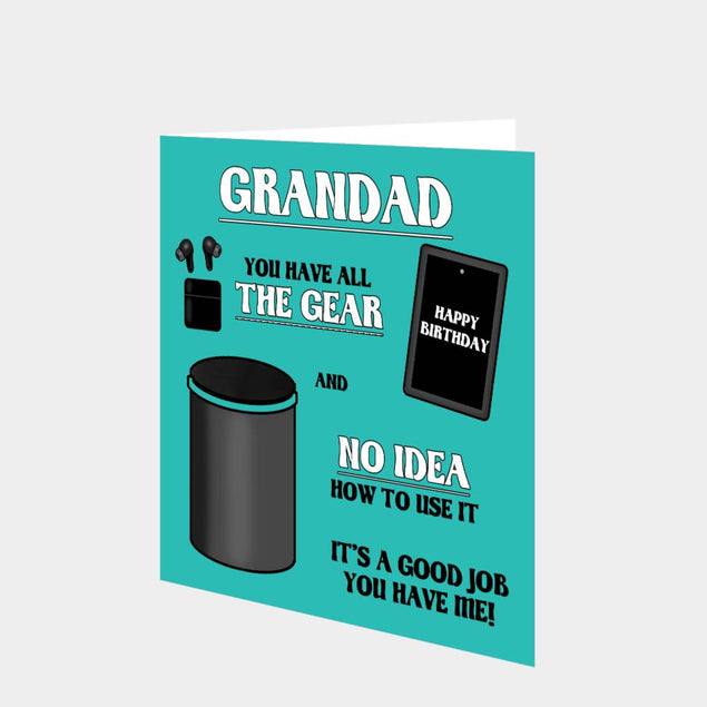 Grandad - All The Gear Card