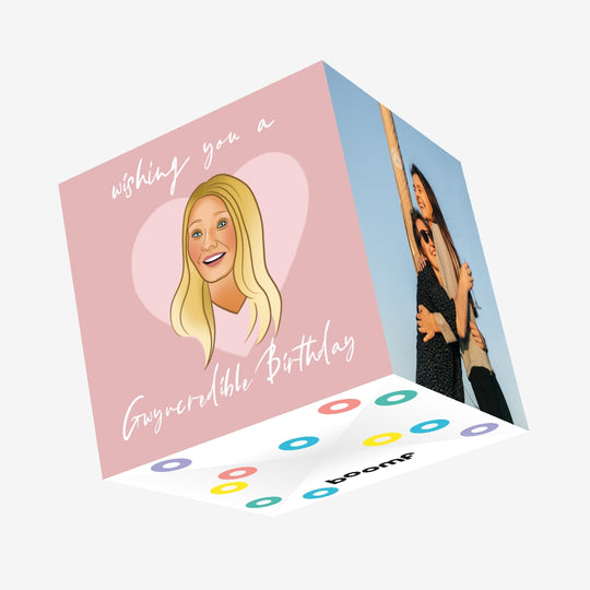 Gwyneth Paltrow Birthday Confetti-exploding Greetings Card