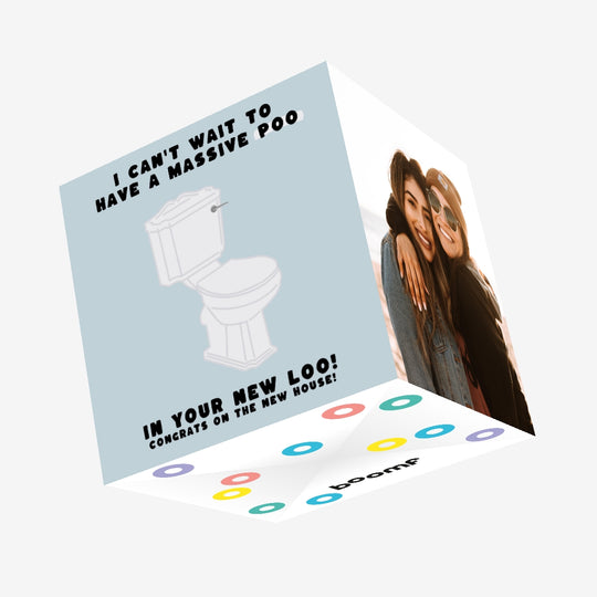 I Can't Wait To Have A Massive Poo Congrats On The New House Confetti-exploding Greetings Card