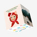 Feline Cute For Christmas Cat In Santa Hat Confetti-exploding Greetings Card