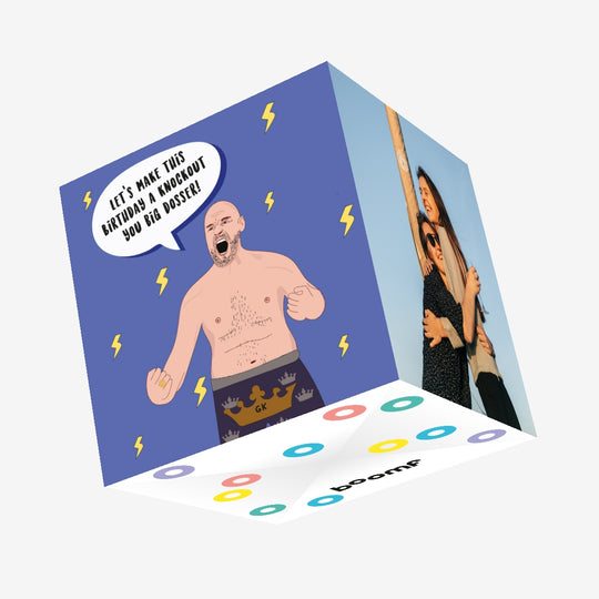 Tyson Fury A Knockout Birthday Confetti-exploding Greetings Card
