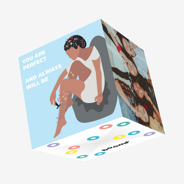 You Are Always Perfect Confetti-exploding Greetings Card