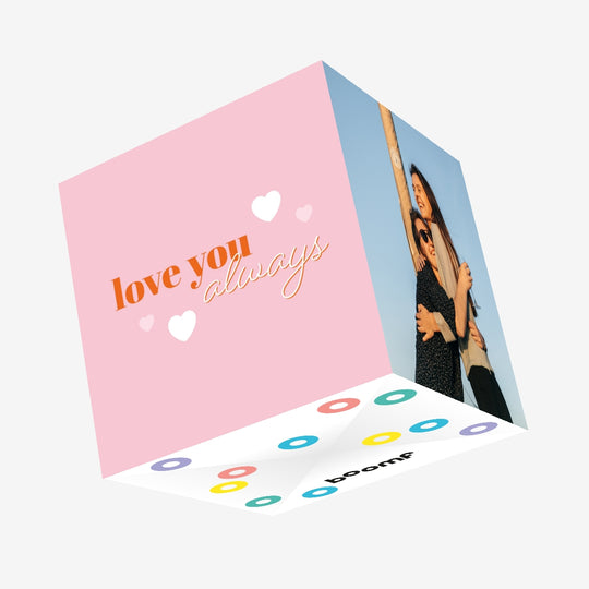 Love You Always Confetti-exploding Greetings Card