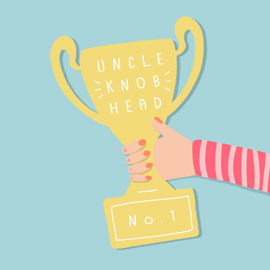 Uncle Knob Head Birthday Card