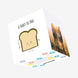 Cute Toast Congratulations Confetti-exploding Greetings Card
